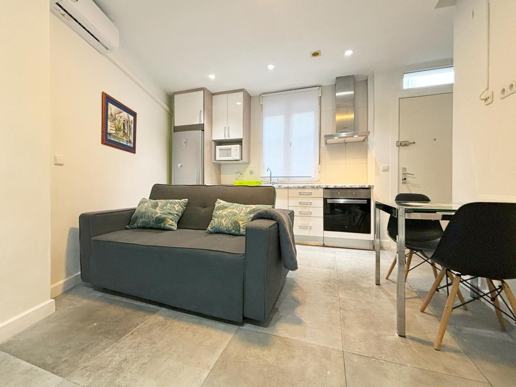 Luminoso, Con Patio Y Buena Zona Apartamento Madrid